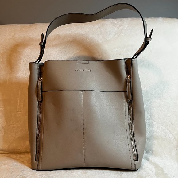 Grey Louenhide Baby Spencer Handbag - Picture 4 of 11